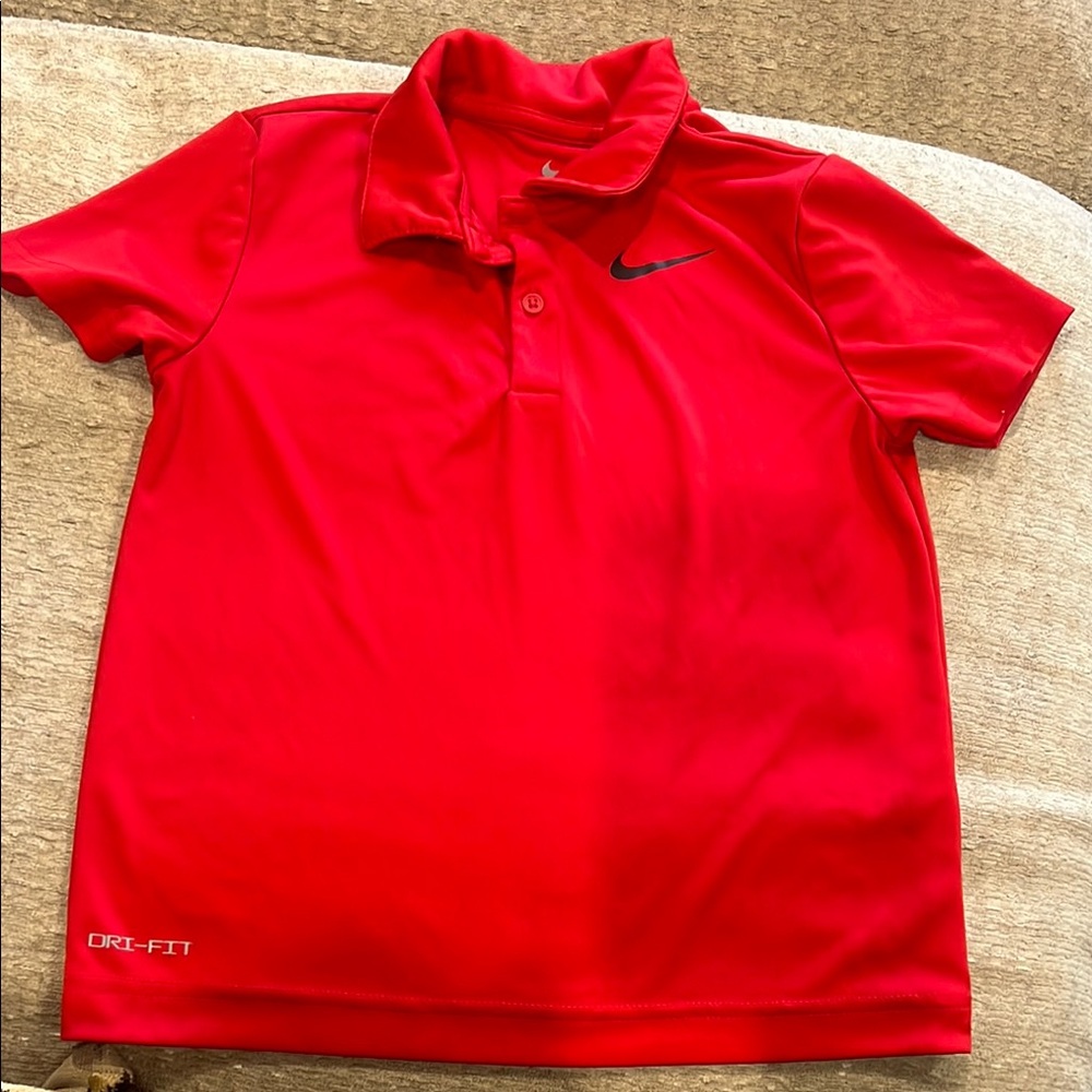 Nike Kids Red Polo Shirt
